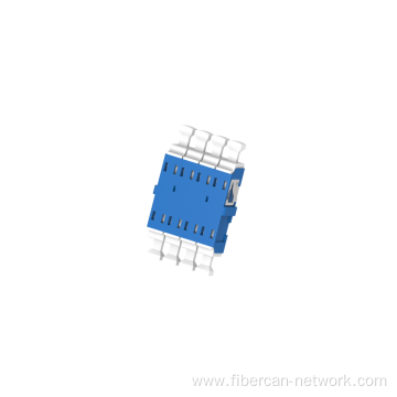 LC Quad Fiber Optic Adaptor Flangeless With Shutter